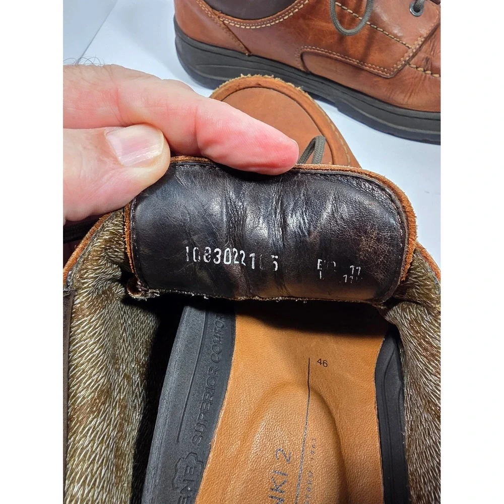 Mephisto Walking Shoes Gore-Tex Leather 11.5 Brown Gorpcore